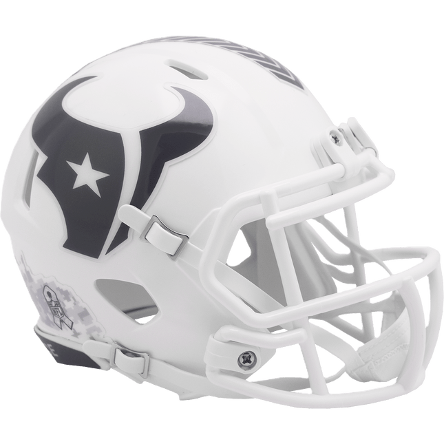 Houston Texans 2024 Salute To Service Riddell NFL Speed Mini Helmet