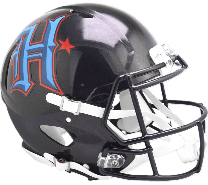 Houston Texans 2024 Blue On Field Alternate #2 Riddell NFL Authentic Speed Full Size Helmet