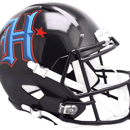 Houston Texans 2024 Blue On Field Alternate #2 Riddell NFL Deluxe Replica Speed Full Size Helmet