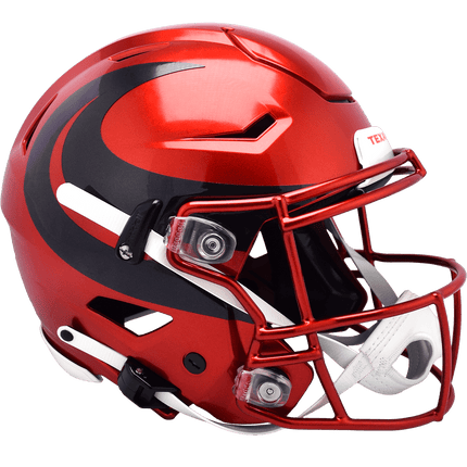 Houston Texans 2024 Red On Field Alternate #1 Riddell NFL Authentic Speedflex Full Size Helmet