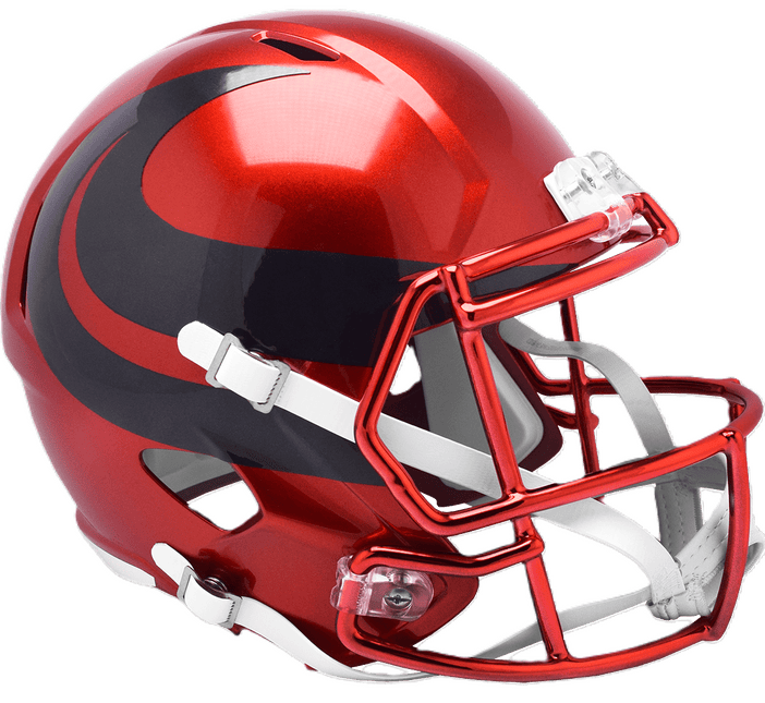 Houston Texans 2024 Red On Field Alternate #1 Riddell NFL Deluxe Replica Speed Full Size Helmet