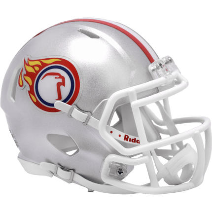 Liberty Flames Silver Eagle Riddell NCAA Speed Mini Helmet