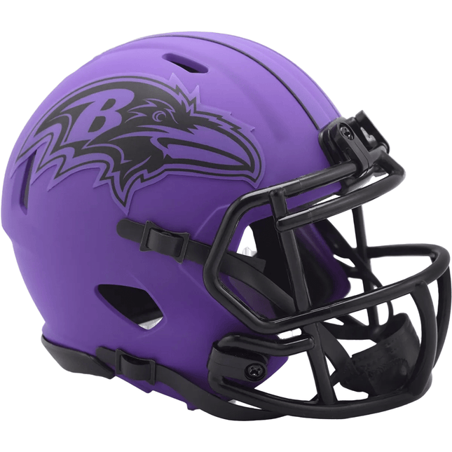 Baltimore Ravens Rave Riddell NFL Speed Mini Helmet - GT - Wholesale.com
