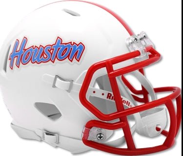 Houston Cougars Throwback Riddell NCAA Speed Mini Helmet - GT - Wholesale.com