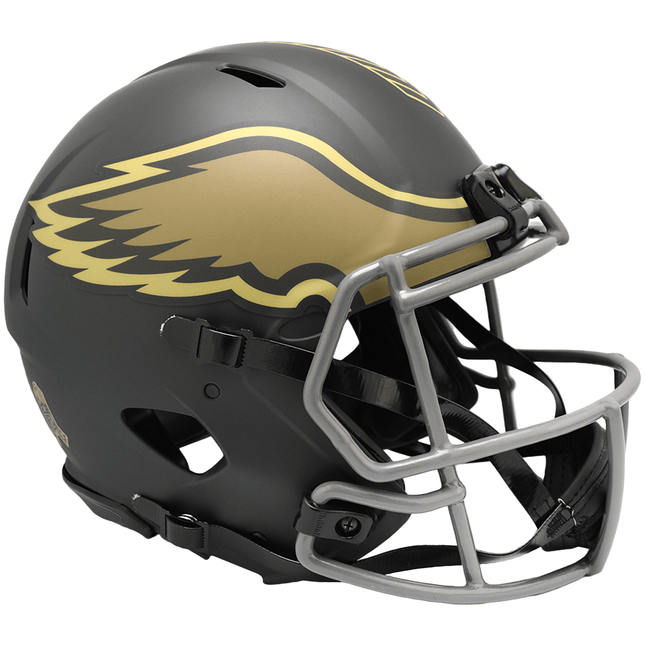 Philadelphia Eagles 2025 Salute To Service Riddell NFL Speed Authentic Helmet - GT - Wholesale.com