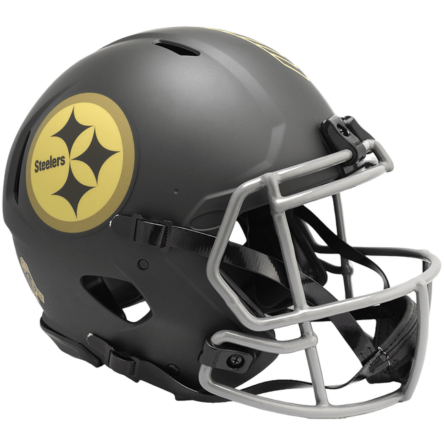 Pittsburgh Steelers 2025 Salute To Service Riddell NFL Speed Authentic Helmet - GT - Wholesale.com
