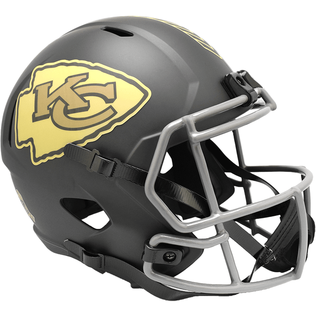 Kansas City Chiefs 2025 Salute To Service Riddell NFL Speed Replica Helmet - GT - Wholesale.com