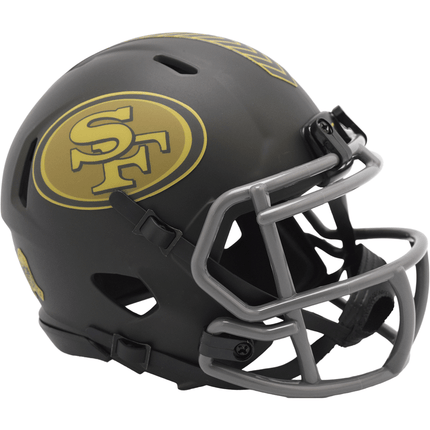 San Francisco 49ers 2025 Salute To Service Riddell NFL Speed Mini Helmet - GT - Wholesale.com