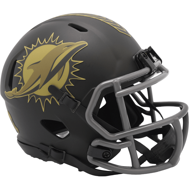 Miami Dolphins 2025 Salute To Service Riddell NFL Speed Mini Helmet - GT - Wholesale.com