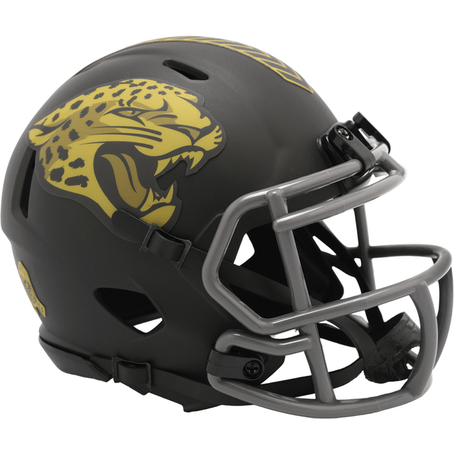 Jacksonville Jaguars 2025 Salute To Service Riddell NFL Speed Mini Helmet - GT - Wholesale.com