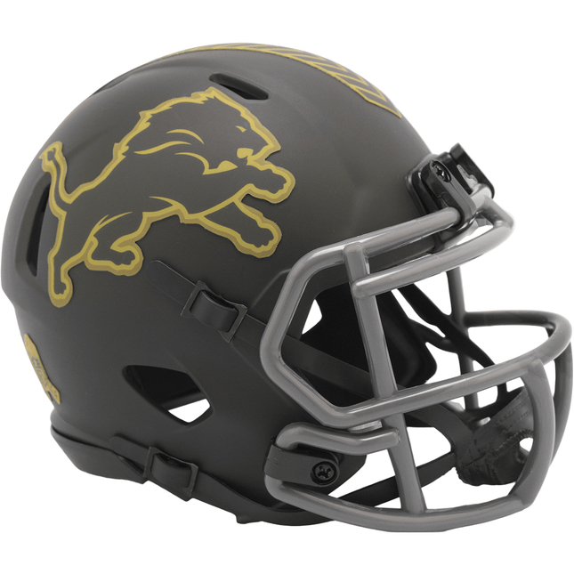Detroit Lions 2025 Salute To Service Riddell NFL Speed Mini Helmet - GT - Wholesale.com
