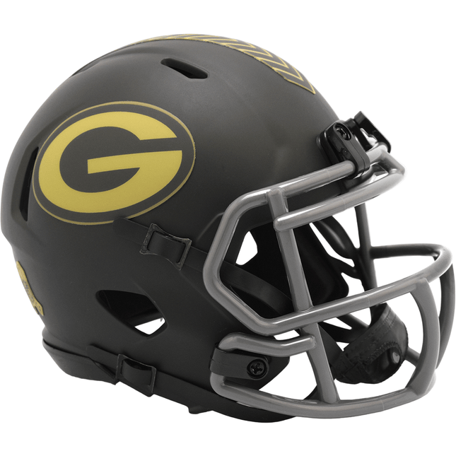 Green Bay Packers 2025 Salute To Service Riddell NFL Speed Mini Helmet - GT - Wholesale.com