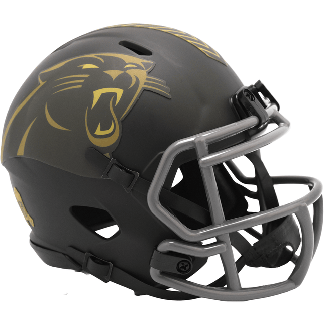 Carolina Panthers 2025 Salute To Service Riddell NFL Speed Mini Helmet - GT - Wholesale.com