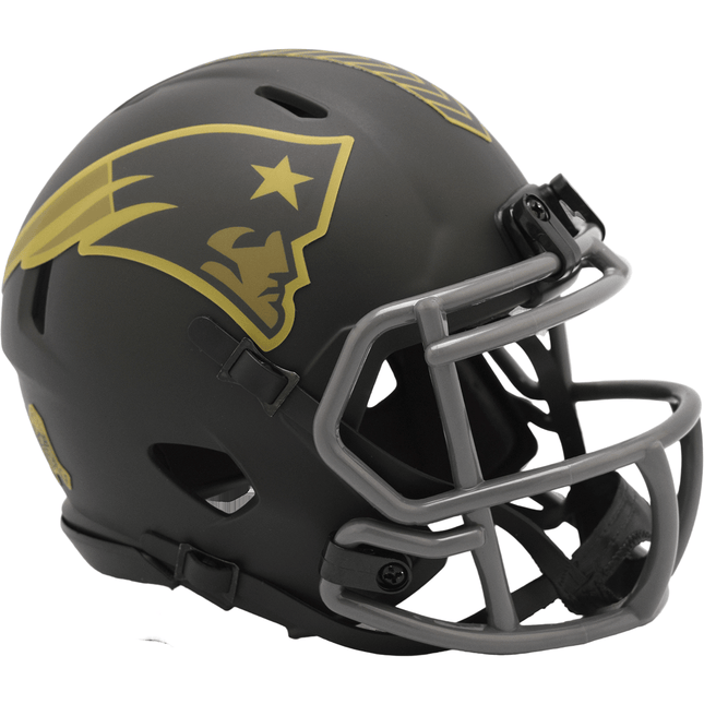 New England Patriots 2025 Salute To Service Riddell NFL Speed Mini Helmet - GT - Wholesale.com