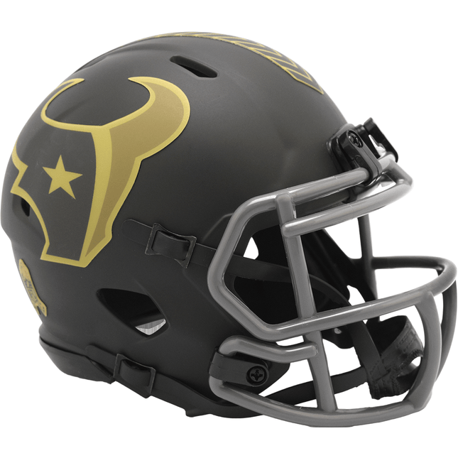 Houston Texans 2025 Salute To Service Riddell NFL Speed Mini Helmet - GT - Wholesale.com
