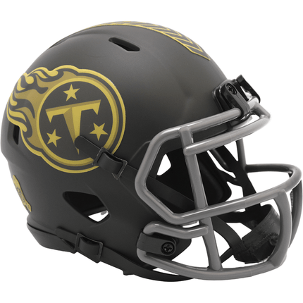 Tennessee Titans 2025 Salute To Service Riddell NFL Speed Mini Helmet - GT - Wholesale.com