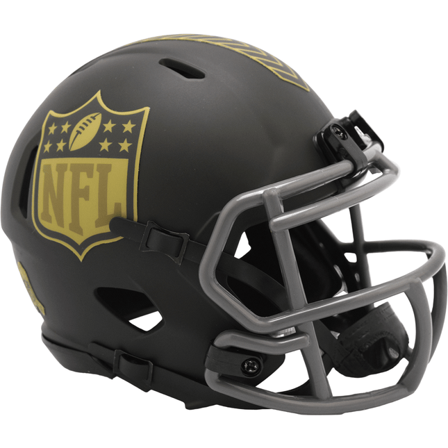 NFL Shield 2025 Salute To Service Riddell NFL Speed Mini Helmet - GT - Wholesale.com