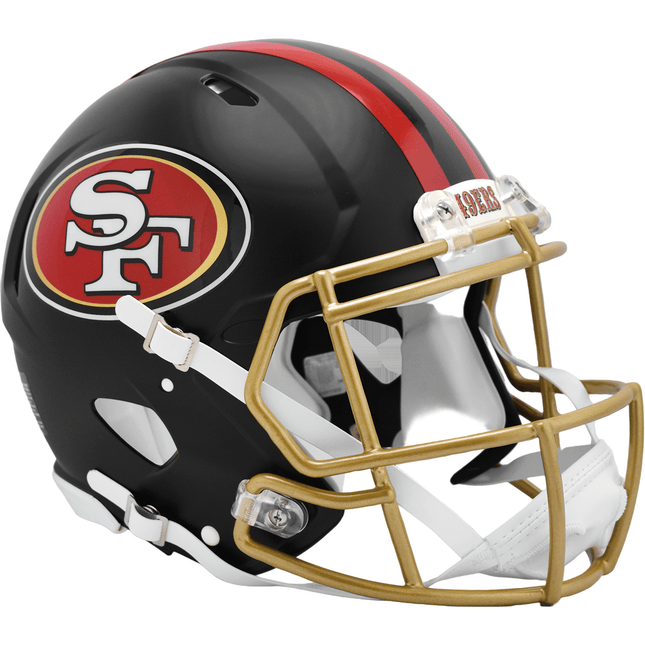 San Francisco 49ers 2025 Rivalries Riddell NFL Authentic Speed Full Size Helmet - GT - Wholesale.com
