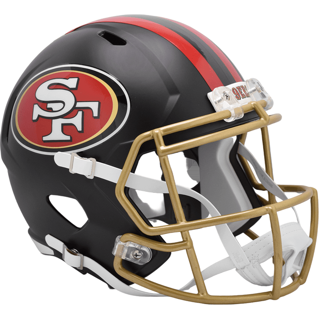 San Francisco 49ers 2025 Rivalries Riddell NFL Deluxe Replica Speed Full Size Helmet - GT - Wholesale.com
