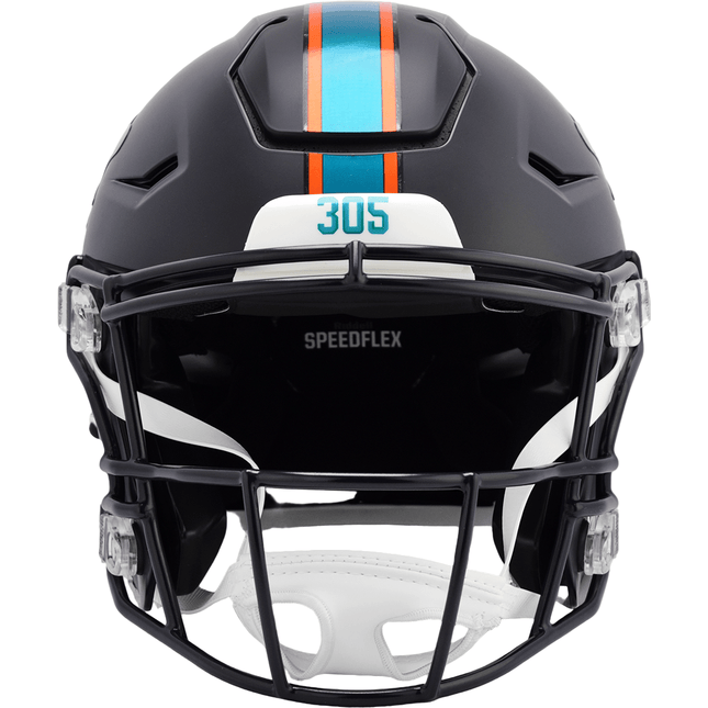 Miami Dolphins 2025 Rivalries Riddell NFL Authentic SpeedFlex Full Size Helmet - GT - Wholesale.com