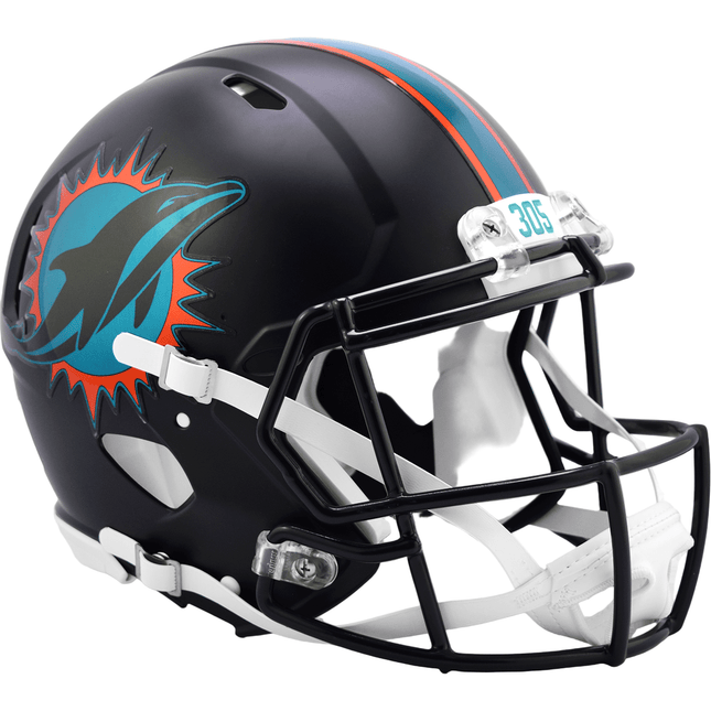 Miami Dolphins 2025 Rivalries Riddell NFL Authentic Speed Full Size Helmet - GT - Wholesale.com