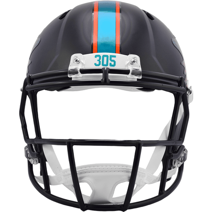 Miami Dolphins 2025 Rivalries Riddell NFL Authentic Speed Full Size Helmet - GT - Wholesale.com