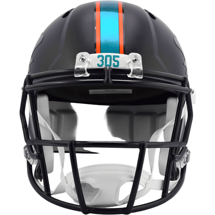 Miami Dolphins 2025 Rivalries Riddell NFL Deluxe Replica Speed Full Size Helmet - GT - Wholesale.com