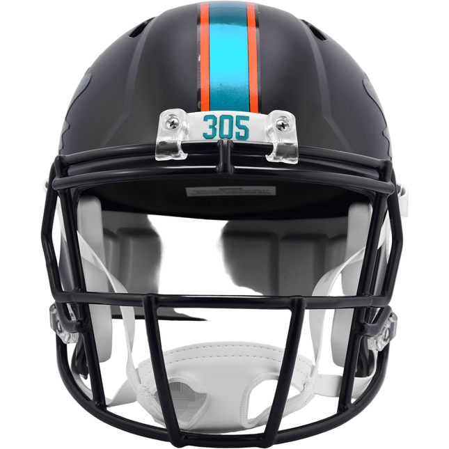 Miami Dolphins 2025 Rivalries Riddell NFL Deluxe Replica Speed Full Size Helmet - GT - Wholesale.com