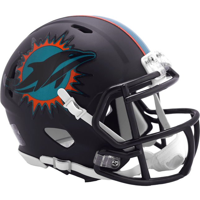 Miami Dolphins 2025 Rivalries Riddell NFL Speed Mini Helmet - GT - Wholesale.com