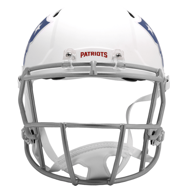 New England Patriots 2025 Rivalries Riddell NFL Authentic Speed Full Size Helmet - GT - Wholesale.com