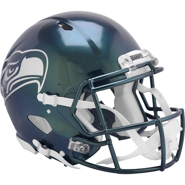 Seattle Seahawks 2025 Rivalries Riddell NFL Authentic Speed Full Size Helmet - GT - Wholesale.com
