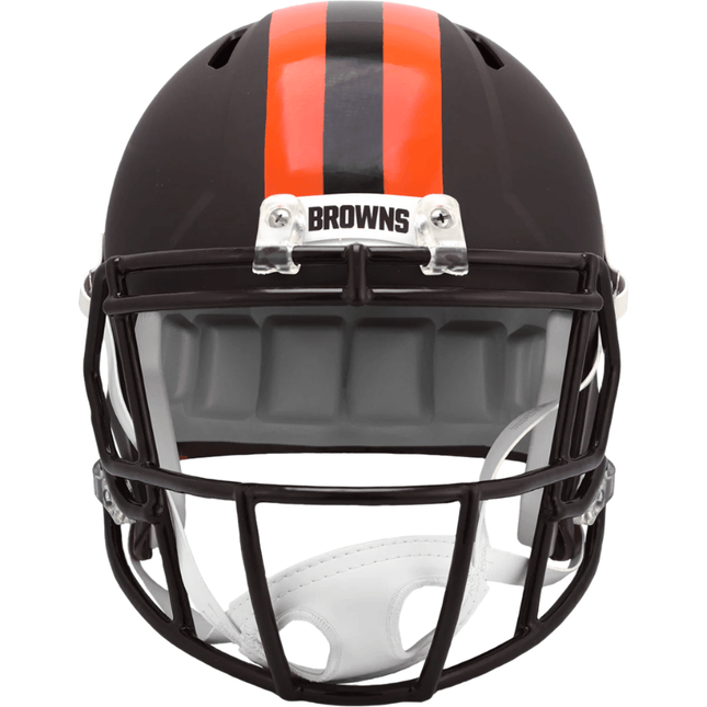 Cleveland Browns 2025 On Field Alternate Riddell NFL Deluxe Replica Speed Full Size Helmet - GT - Wholesale.com