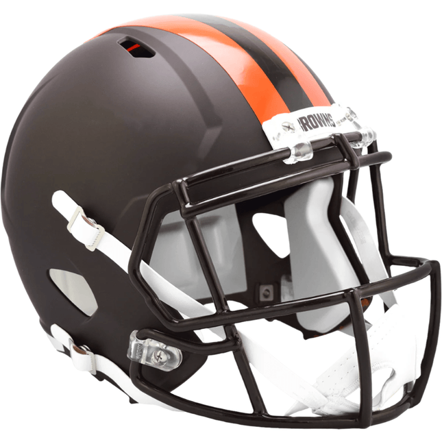Cleveland Browns 2025 On Field Alternate Riddell NFL Deluxe Replica Speed Full Size Helmet - GT - Wholesale.com