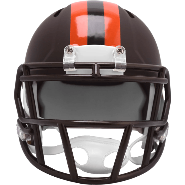 Cleveland Browns 2025 On Field Alternate Riddell NFL Speed Mini Helmet - GT - Wholesale.com