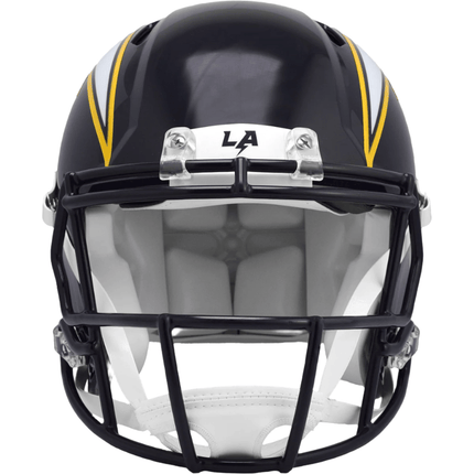 Los Angeles Chargers 2025 On Field Alternate Riddell NFL Authentic Speed Full Size Helmet - GT - Wholesale.com
