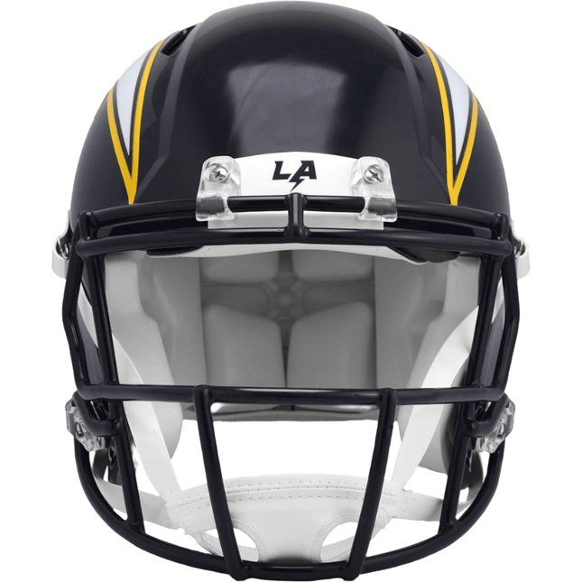 Los Angeles Chargers 2025 On Field Alternate Riddell NFL Authentic Speed Full Size Helmet - GT - Wholesale.com