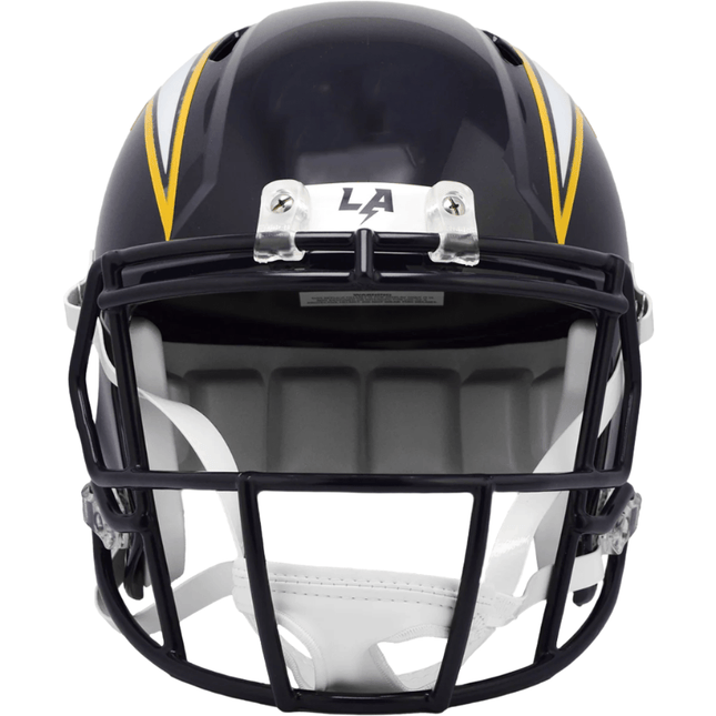 Los Angeles Chargers 2025 On Field Alternate Riddell NFL Deluxe Replica Speed Full Size Helmet - GT - Wholesale.com