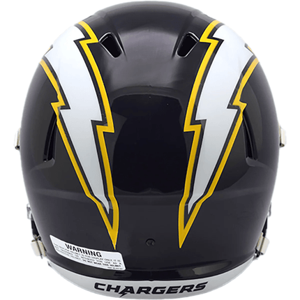 Los Angeles Chargers 2025 On Field Alternate Riddell NFL Deluxe Replica Speed Full Size Helmet - GT - Wholesale.com