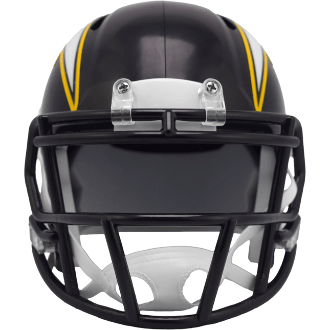 Los Angeles Chargers 2025 On Field Alternate Riddell NFL Speed Mini Helmet - GT - Wholesale.com