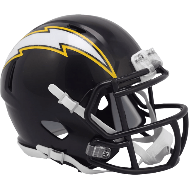 Los Angeles Chargers 2025 On Field Alternate Riddell NFL Speed Mini Helmet - GT - Wholesale.com