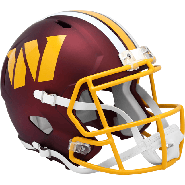 Washington Commanders 2025 On Field Alternate Riddell NFL Deluxe Replica Speed Full Size Helmet - GT - Wholesale.com