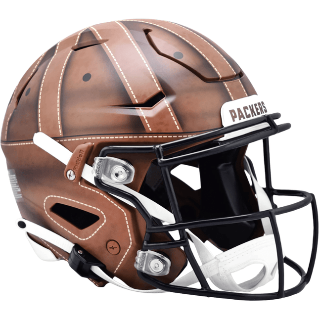 Green Bay Packers 2025 On Field Alternate Riddell NFL Authentic Speedflex Full Size Helmet - GT - Wholesale.com