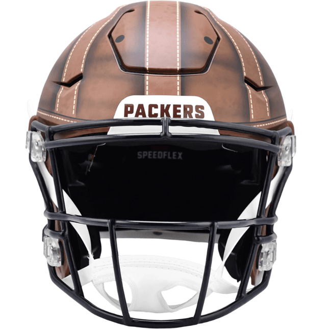 Green Bay Packers 2025 On Field Alternate Riddell NFL Authentic Speedflex Full Size Helmet - GT - Wholesale.com