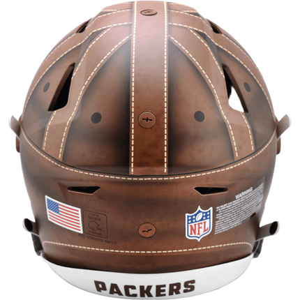 Green Bay Packers 2025 On Field Alternate Riddell NFL Authentic Speedflex Full Size Helmet - GT - Wholesale.com