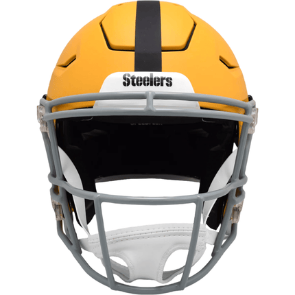 Pittsburgh Steelers 2025 On Field Alternate Riddell NFL Authentic Speedflex Full Size Helmet - GT - Wholesale.com