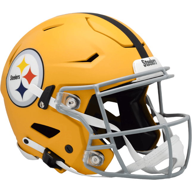 Pittsburgh Steelers 2025 On Field Alternate Riddell NFL Authentic Speedflex Full Size Helmet - GT - Wholesale.com