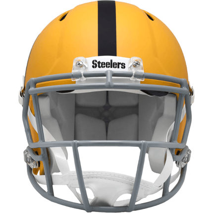 Pittsburgh Steelers 2025 On Field Alternate Riddell NFL Authentic Speed Full Size Helmet - GT - Wholesale.com