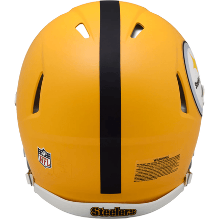 Pittsburgh Steelers 2025 On Field Alternate Riddell NFL Authentic Speed Full Size Helmet - GT - Wholesale.com