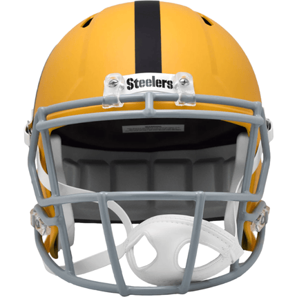 Pittsburgh Steelers 2025 On Field Alternate Riddell NFL Deluxe Replica Speed Full Size Helmet - GT - Wholesale.com