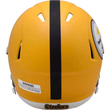 Pittsburgh Steelers 2025 On Field Alternate Riddell NFL Deluxe Replica Speed Full Size Helmet - GT - Wholesale.com